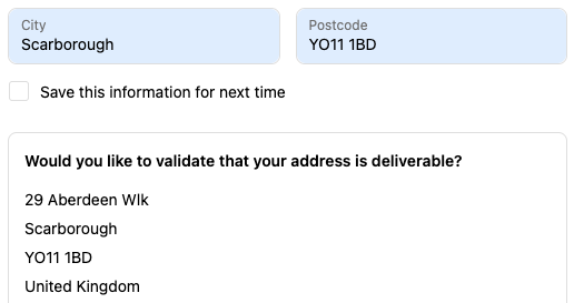 Checkout progress not blocked